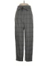 MNG Suit Plaid Gray Casual Pants Size 4 - photo 1