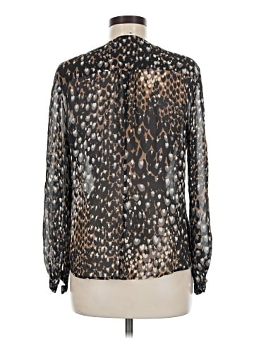 Trina Turk Long Sleeve Silk Top (view 2)