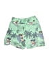 Disney 100% Cotton Tropical Green Shorts Size 4T - photo 1