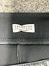 Brunello Cucinelli 100% Leather Chevron-herringbone Solid Black Leather Pants Size 4 - photo 7