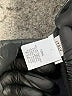 Brunello Cucinelli 100% Leather Chevron-herringbone Solid Black Leather Pants Size 4 - photo 9
