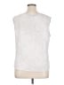 Worthington 100% Polyester Silver Sleeveless Blouse Size XL - photo 2