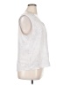 Worthington 100% Polyester Silver Sleeveless Blouse Size XL - photo 4
