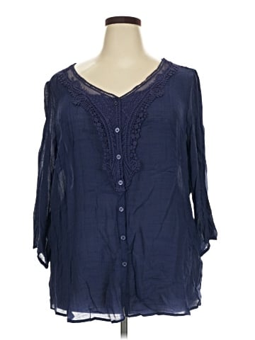 DressBarn 3/4 Sleeve Blouse (view 1)