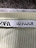 Zara Ivory Short Sleeve Turtleneck Size L - photo 7