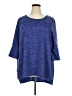 Ashley Stewart Blue 3/4 Sleeve Top Size 26 - 28 Plus - photo 1