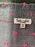 Splendid 100% Cotton Polka Dots Gray Long Sleeve Button-Down Shirt Size XL - photo 7