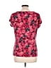 Talbots Floral Pink Short Sleeve T-Shirt Size L - photo 2