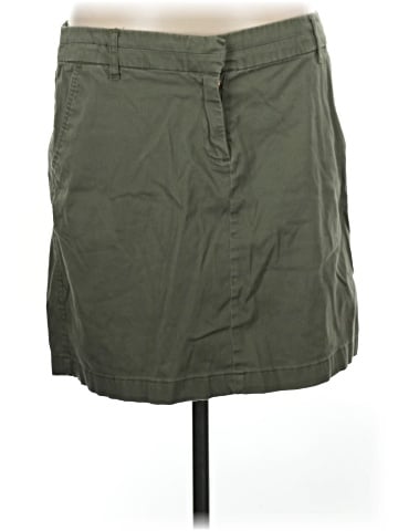 British Khaki Casual Skirt (view 1)