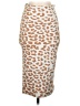 Express Animal Print Ivory Casual Skirt Size 25 waist (estimated) - photo 1