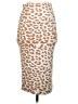 Express Animal Print Ivory Casual Skirt Size 25 waist (estimated) - photo 2