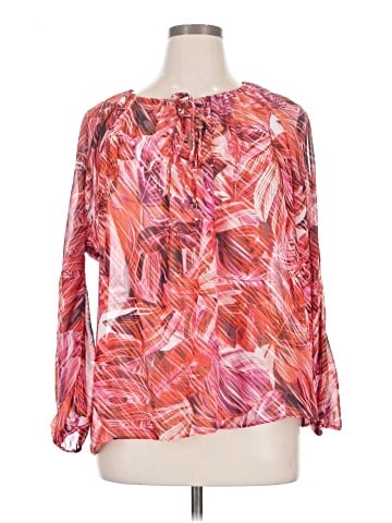 Jennifer Lopez Long Sleeve Blouse (view 1)
