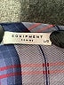 Equipment 100% Silk Plaid Blue Gray Short Sleeve Silk Top Size L - photo 4