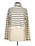 Steve Madden Stripes Ivory Turtleneck Sweater Size L - photo 1