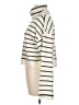 Steve Madden Stripes Ivory Turtleneck Sweater Size L - photo 5