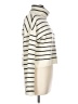 Steve Madden Stripes Ivory Turtleneck Sweater Size L - photo 4