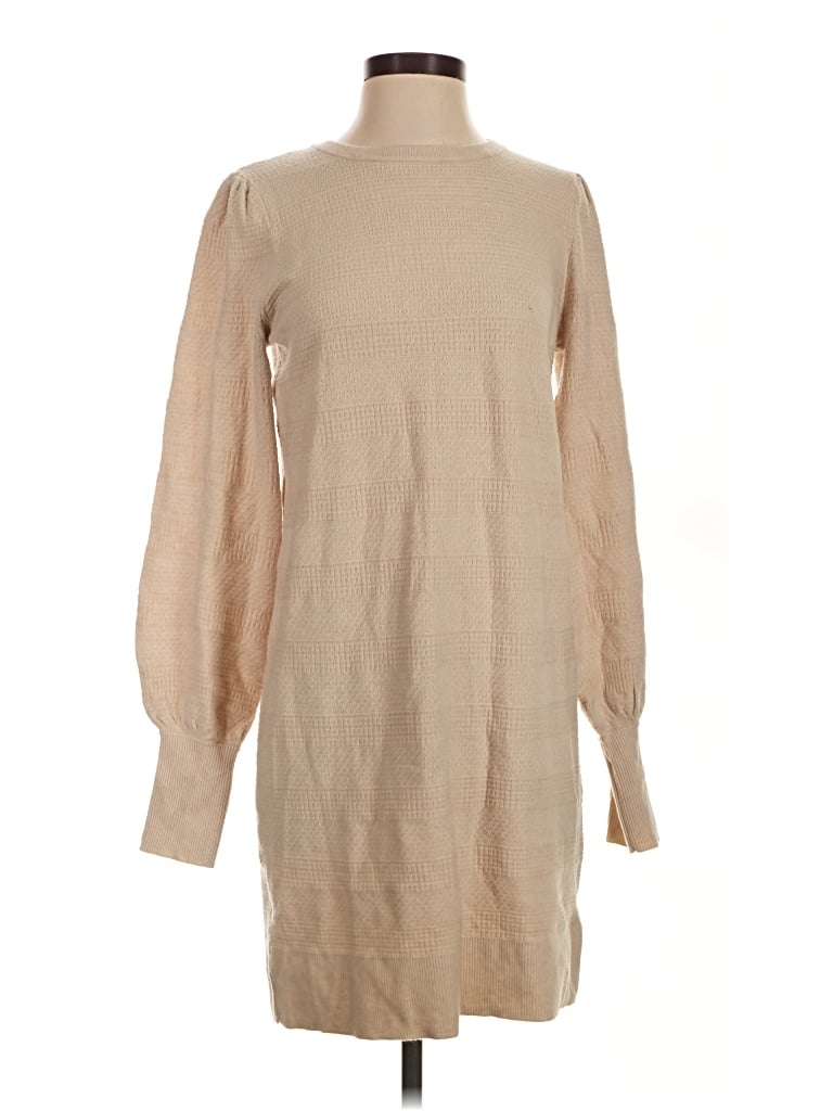 Pre-owned Dalia Turtleneck Sweater In Tan