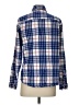 L.L.Bean 100% Cotton Plaid Blue Long Sleeve Button-Down Shirt Size S - photo 2
