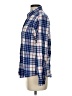 L.L.Bean 100% Cotton Plaid Blue Long Sleeve Button-Down Shirt Size S - photo 5
