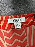 Cato 100% Polyester Chevron-herringbone Orange Casual Dress Size XS - photo 7