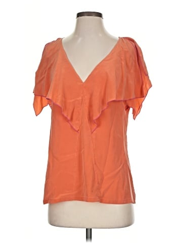 BCBGMAXAZRIA Short Sleeve Blouse (view 1)