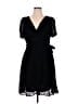 DKNY 100% Polyester Black Cocktail Dress Size 16 - photo 1