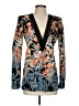 BCBGMAXAZRIA 100% Polyester Floral Blue Blazer Size XS - photo 1