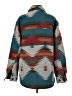 Thread & Supply Chevron-herringbone Teal Fleece Size S - photo 2