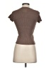 Chaser Brown Short Sleeve Turtleneck Size S - photo 2