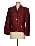Pendleton 100% Wool Plaid Red Wool Blazer Size 8 - photo 1