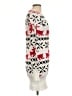 Tipsy Elves 100% Acrylic Print White Pullover Sweater Size L - photo 4