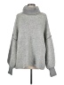 Free People Solid Gray Turtleneck Sweater Size M - photo 1