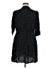 Express 100% Rayon Polka Dots Black Casual Dress Size XL - photo 2
