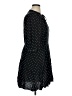 Express 100% Rayon Polka Dots Black Casual Dress Size XL - photo 4