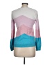 INC International Concepts Color Block Pink Pullover Sweater Size L - photo 2