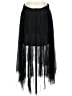 Free People 100% Polyester Black Formal Skirt Size L - photo 1