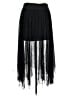 Free People 100% Polyester Black Formal Skirt Size L - photo 2
