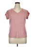 Ideology 100% Polyester Tweed Pink Active T-Shirt Size XL - photo 1
