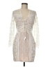 Express 100% Nylon Ivory Cocktail Dress Size 8 - photo 1