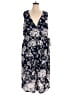 As U Wish 100% Polyester Floral Blue Jumpsuit Size 2X - photo 1