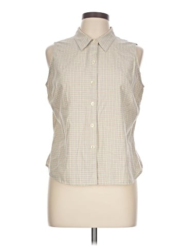 Unbranded Sleeveless Button-Down Shirt (view 1)