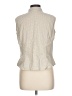 Unbranded Houndstooth Ivory Sleeveless Button-Down Shirt Size L (petite) - photo 2