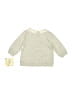Little Me 100% Cotton Hearts Gray Pullover Sweater 3-6 MO / 6 MO - photo 2