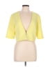 Perceptions Yellow Short Sleeve Top Size L - photo 1