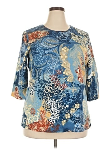 Cj Banks 3/4 Sleeve Blouse (view 1)