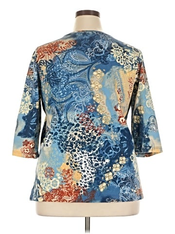 Cj Banks 3/4 Sleeve Blouse (view 2)