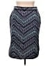Bisou Bisou Chevron-herringbone Blue Casual Skirt Size XL - photo 1