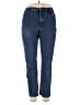 Gloria Vanderbilt Solid Blue Jeans Size 14 - photo 1