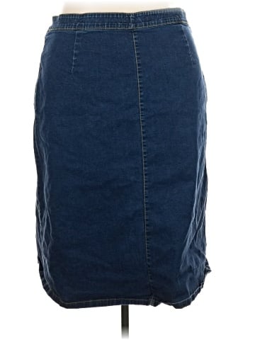 Jessica London Denim Skirt (view 2)