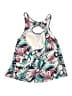 Pink Envelope Tropical Blue Swimsuit Top Size 1X - photo 2